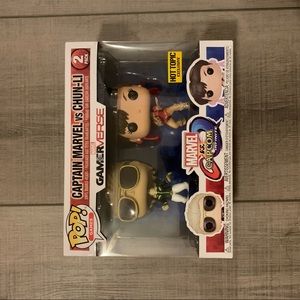 Chun li vs captain marvel funko pop